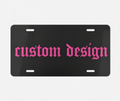 Custom license plate